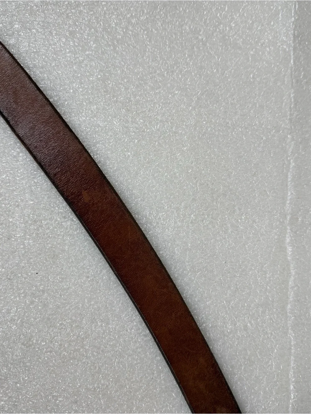 Vintage Polo Ralph Lauren Men’s 38 Brown Leather Clasp And D-Ring Belt note